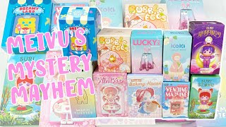 Let's Open 10 Blind Boxes from KikaGoods! SHINWOO GHOST BEAR, VENDING MACHINE, BUBBLE EGGS | MMM ♡