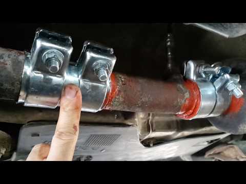 HOW TO FIX THE EXHAUST PIPE WITHOUT WELDING