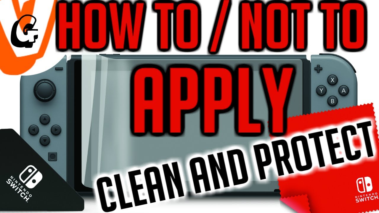 Nintendo Switch clean and protect kit YouTube