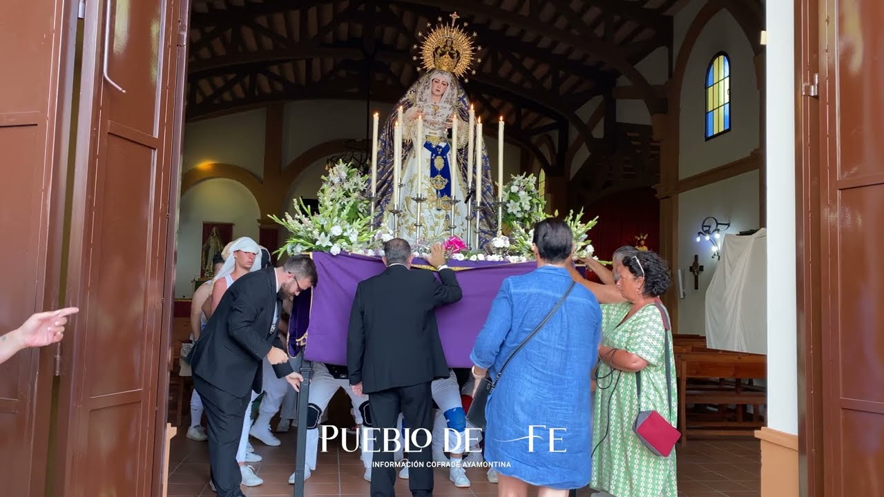 [4K] - María Stma. de la Estrella  en su salida - Procesión Ayamonte 2023 - 8 de Julio de 2023