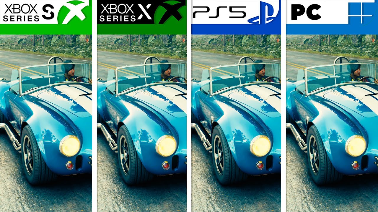 The Crew Motorfest PS5 vs Xbox Series vs PC Comparison