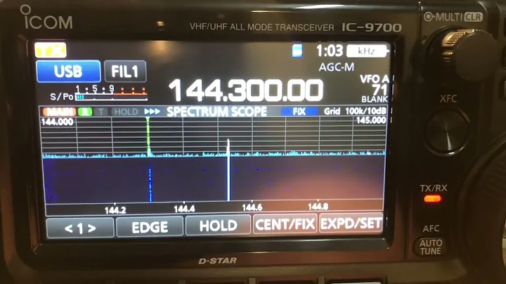 VHF 2m 144.300mhz SSB QSO With Michael￼ VK3CMC And￼ VK3CMC￼