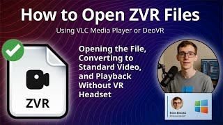 How to Open ZVR Files (VLC Media Player or DeoVR) screenshot 4