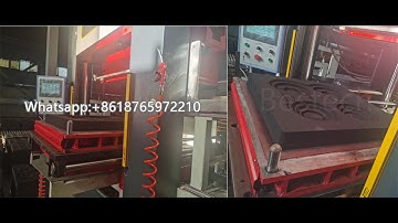 Foundry automatic flaskless sand moulding machine with lower box slide out easy core setting
