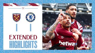 Extended Highlights | Emerson Goal Earns The Hammers A Point | West Ham 1-1 Chelsea | Premier League