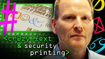 Crazy Text & Security Printing - Computerphile