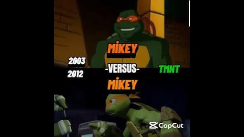 TMNT(2003)VS TMNT(2012)MİKEY|#edit #1v1 #tmnt