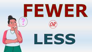 Fewer vs Less || Countable and Uncountable Nouns || Comparative Adjectives in English