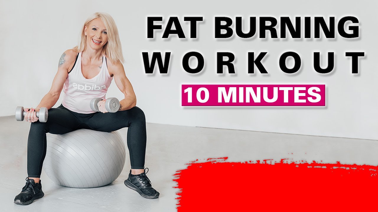 FAT BURNING WORKOUT 10 minutes | FULL BODY WEIGHT LOSS FITNESS 4k - YouTube