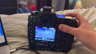 How to get around a broken live view (LV) button, Nikon D4S 