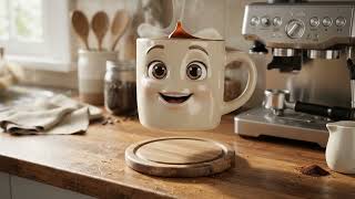 POV: Your Coffee Talks Back ☕😳