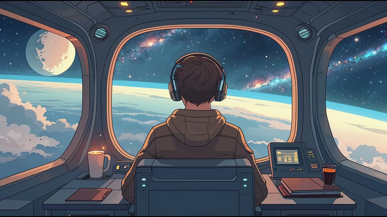 Space Engineer Lofi Radio 🚀 | Pilot's Focus Beats ☕ | 40+ Mins for Deep Work & Cosmic Views 🌌