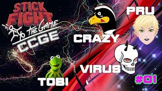 STICK FIGHT🕹 (Part.1 v.2) [CCGE] - Der erste KAMPF der WELTERHERRSCHAFT screenshot 3