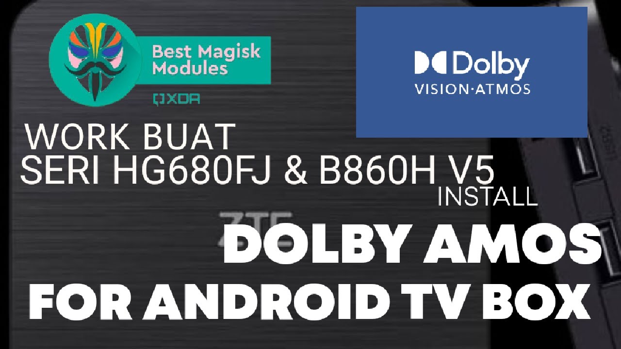 Install Dolby Amos Di Android 10 For Magisk - YouTube