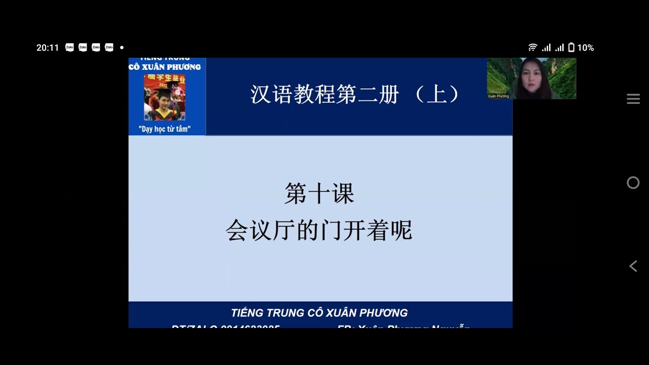 Bai 10 Giáo trình Hán ngữ 3 - chữ 着