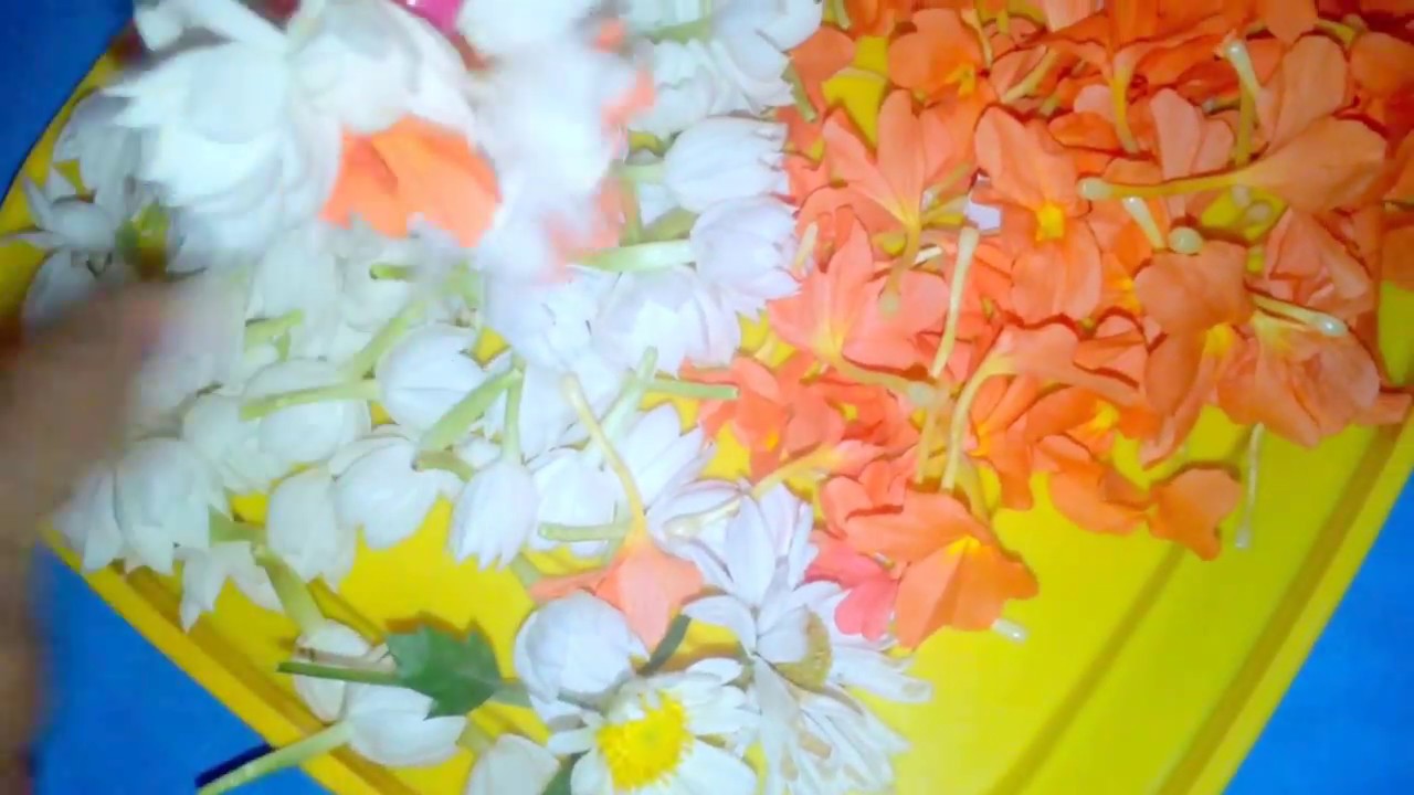 Flower garland in Telugu YouTube