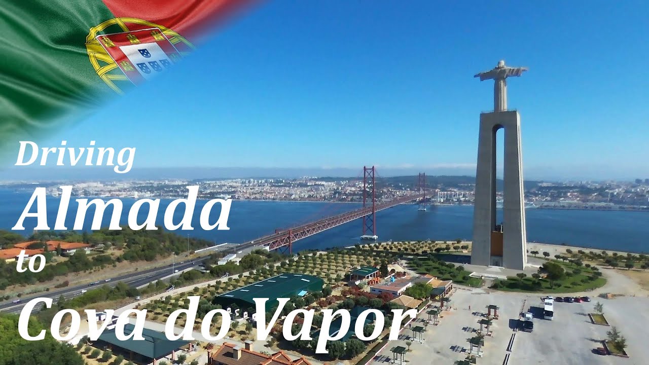 VIAGEM DE ALMADA À COVA DO VAPOR, COSTA DA CAPARICA, PORTUGAL, DJI OSMO ACTION, TRIP, DRIVING