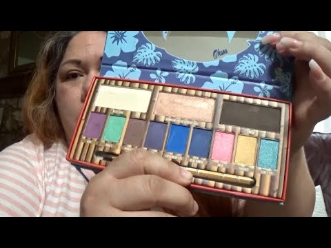 APPLYING MY MAKEUP / LILO AND STITCH EYESHADOW / RAMBLING 🌟1080p50🌟