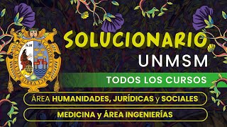 ✅ Admisión UNMSM 2022-II 💥 Medicina,  Área C, Área E // EL REAL SOLUCIONARIO