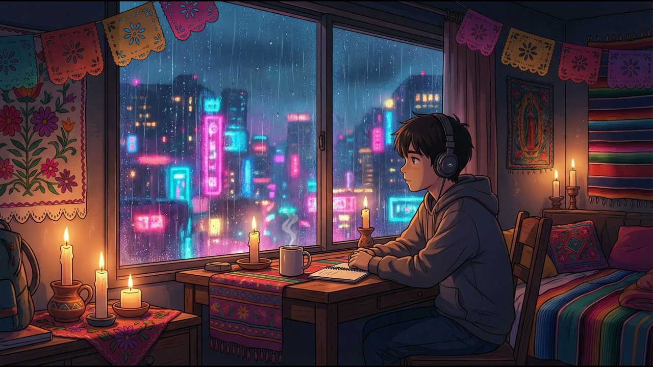 Anime Cartagena Evening | 1 Hour Tropical Jazz for Deep Focus