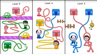 Draw To Home: Brain Puzzle | Level 1-10 | Android Gameplay screenshot 4