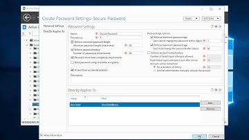 How To Enable Fine Grind Password Policy On Windows Server 2016