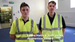 Apprentice Joiners - Lewis Keith & Josh Jones