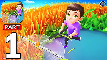 Grass Land - Gameplay Walkthrough Part 1 Survive In The Grass Land (Android, iOS)