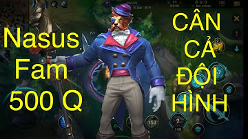 Lol : wild Rift (LMHT : Tốc Chiến) - Nasus Gameplay FARM Q thế này thì ai chơi , Nasus Trâu chó nhất