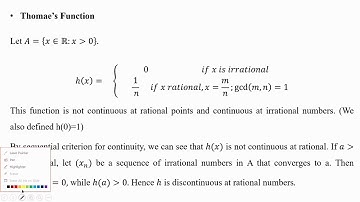Real Analysis - Chapter 5 - continuous Functions (continue)