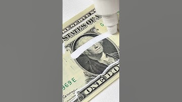 Drawing on a $1 bill with POSCA Markers #satisfying