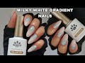 How to do Gradient Nail Art with Milky White Jelly Gel - Born Pretty -DIY Milky Jelly Ombre Nail Art