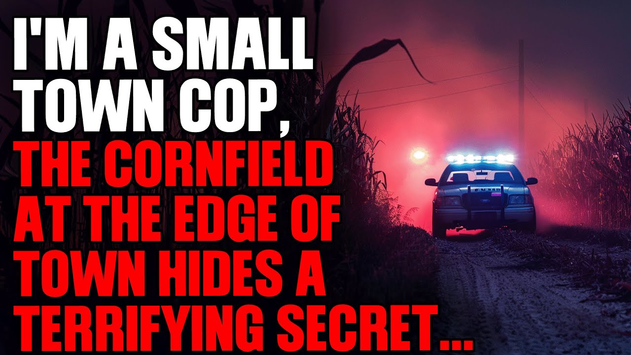 I'm a small town cop, the cornfield at the edge of town hides a