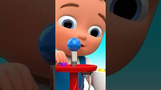 #Shorts Cute Baby Boy Learn Colors With Tumbling Glass Wooden Toy Set | Kids Educational Videos 2023