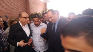 شاهد ال حصل مع جمال مبارك على قبر الرئيس الأسبق حسني مبارك  في الذكرى الـ٤٩ لانتصارات أكتوبر المجيدة