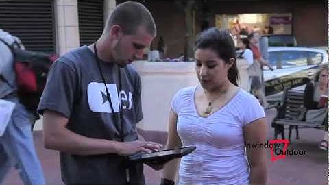 YouTube interactive digital signage by Inwindow Outdoor