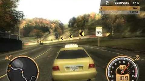 NFSMW Lets Get RAZOR with a TAXI