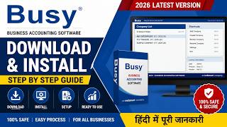 Busy Accounting Software Download Kaise Kare | Full Installation Guide 2026 | How to Download Busy |