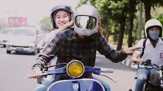 jalan2 naik vespa bersama puluhan cewe hijabers