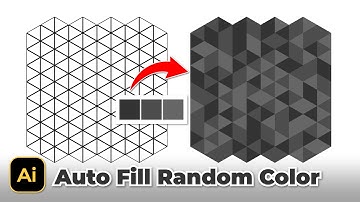 Fill Random Colors Automatically in Illustrator Like a PRO!
