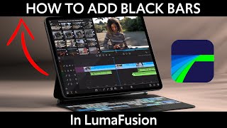 How To Add Black Bars In Lumafusion
