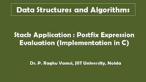 09E Postfix Evaluation | Implementation in C | 14 Sep 2020