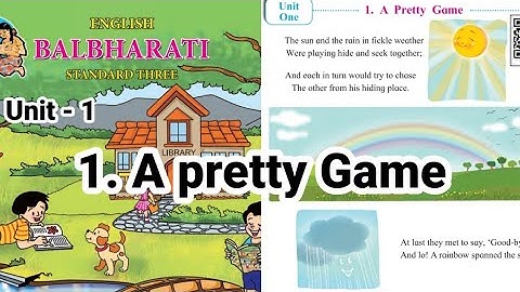 1.A Pretty Game|Class 3|English Balbharati|Maharashtra State board