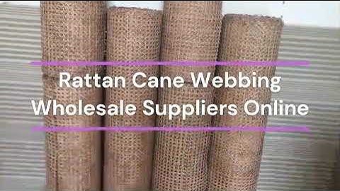 Natural Hexagon Weave - Rattan Cane Webbing