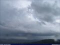 Cumulonimbus, heavy rain and shelf cloud visible from Marburg, Australia (time-lapse) - Nov 18, 2012