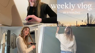 weekly vlog: come to school with me as a teacher // Lehreralltag // diaries // work // motivation