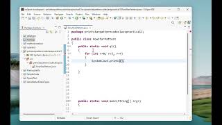 JavaProgramBasicStarPattern