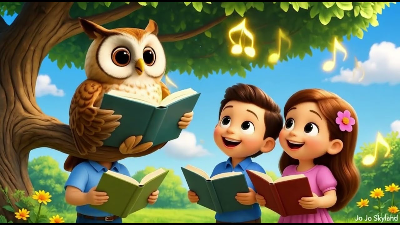 Happy Hoots – Learning with Music 🦉 | Fun Educational Kids Song | Playful Nursery Rhyme