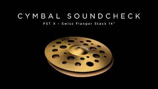 PAISTE CYMBAL SOUNDCHECK - PST X Swiss Flanger Stack 14"