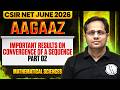 Important Results on Convergence of a sequence | CSIR NET Mathematical Sciences 2026 | PW